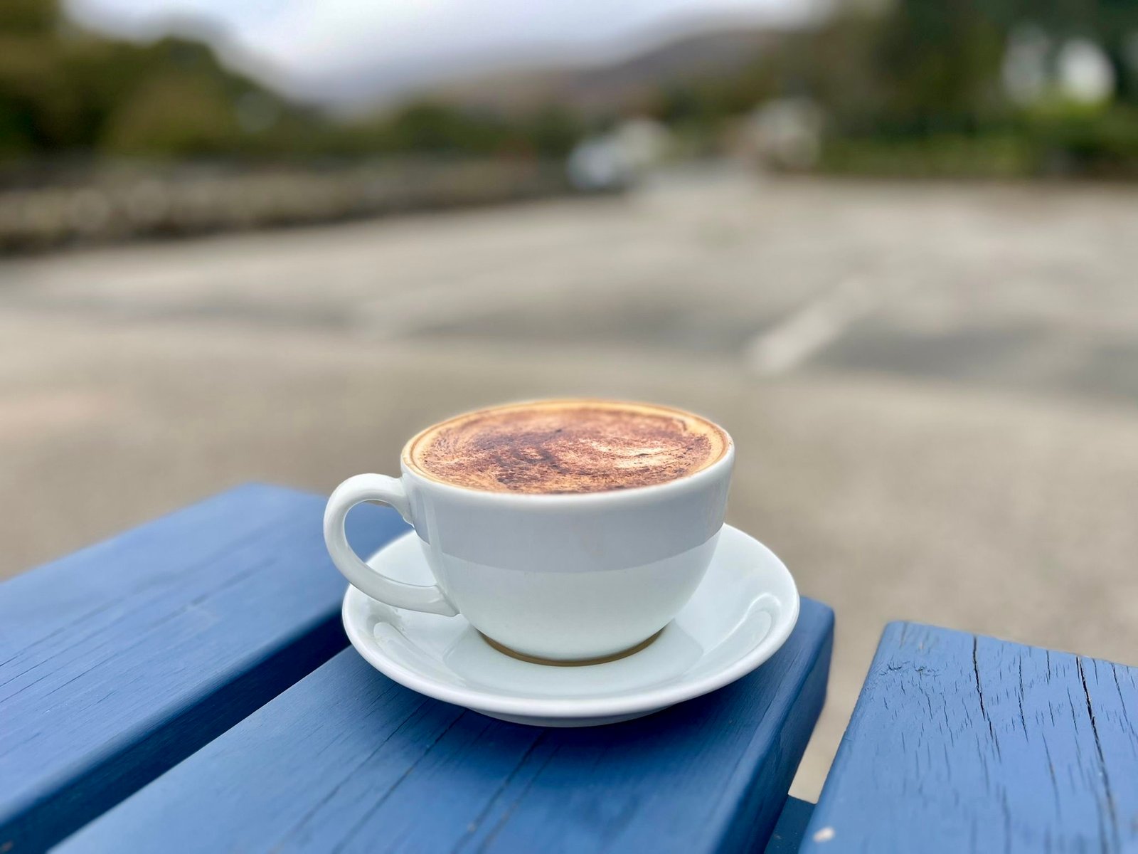 Coffee with a view at Caffi Siabod